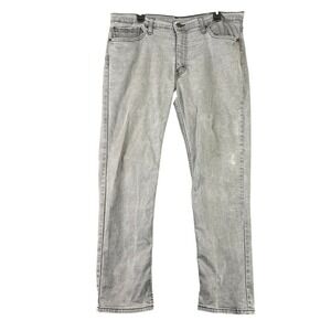 Levi's 511 Slim Jeans Mens 38x30 Gray Denim Stretch Pants